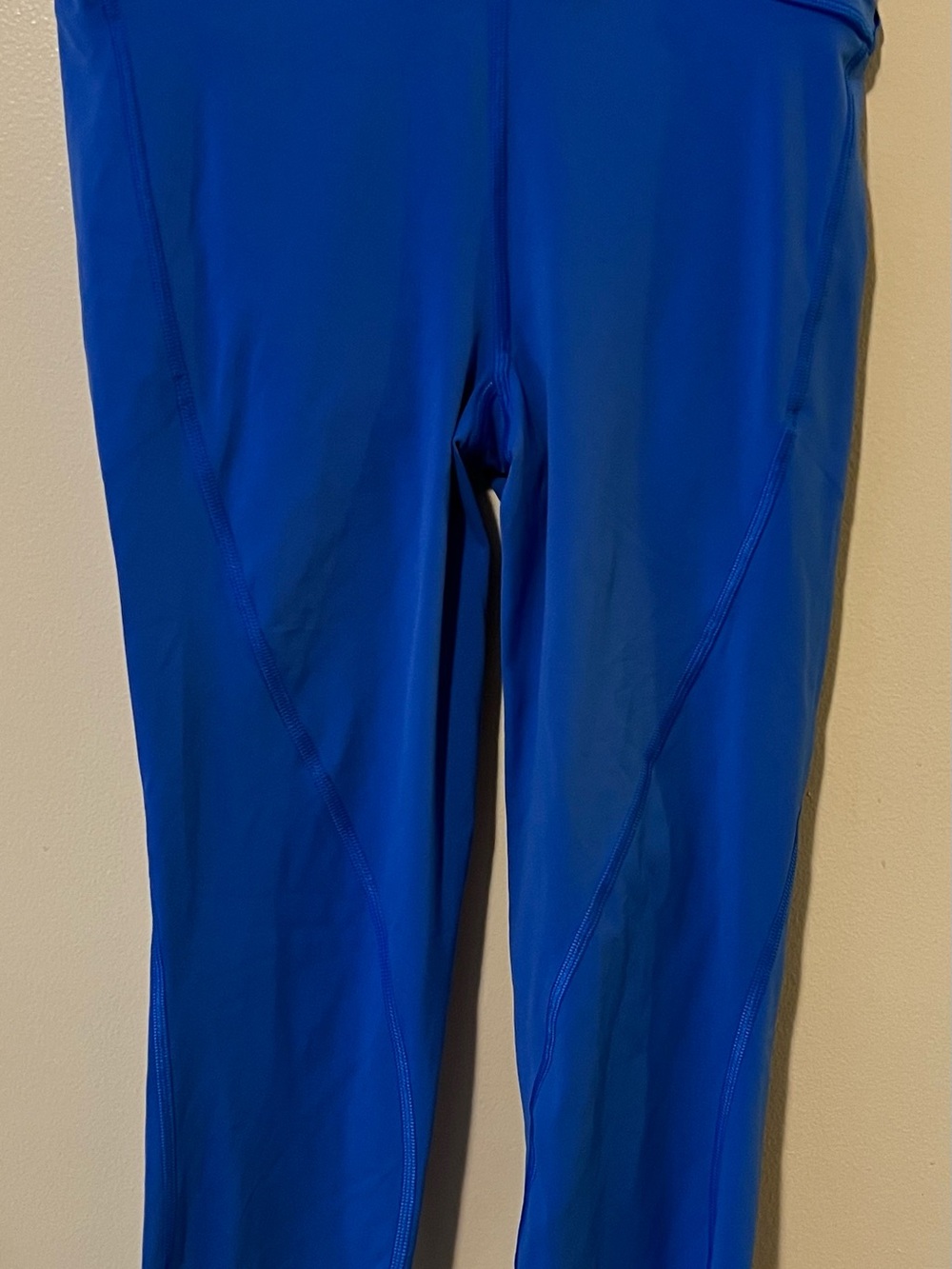 lululemon womens size 6 electric blue fast free high rise tight 25" athletic